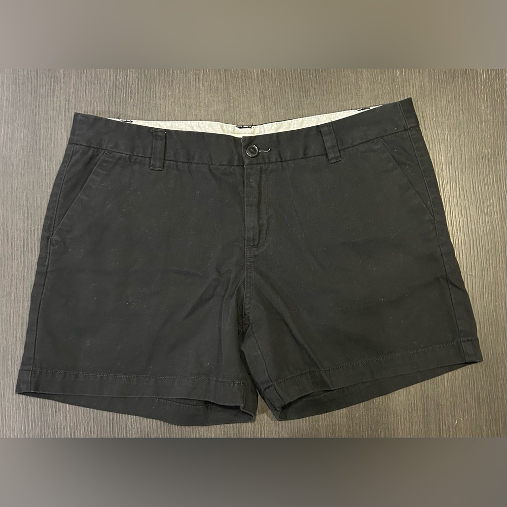 Merona‎ Women’s Black 100% Cotton Chino Shorts Size 12